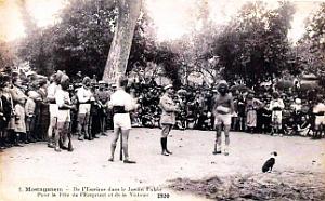 Mostaganem - Jardin Public - Escrime pour la Fete de l'Emprunt et de la Victoire - 1920